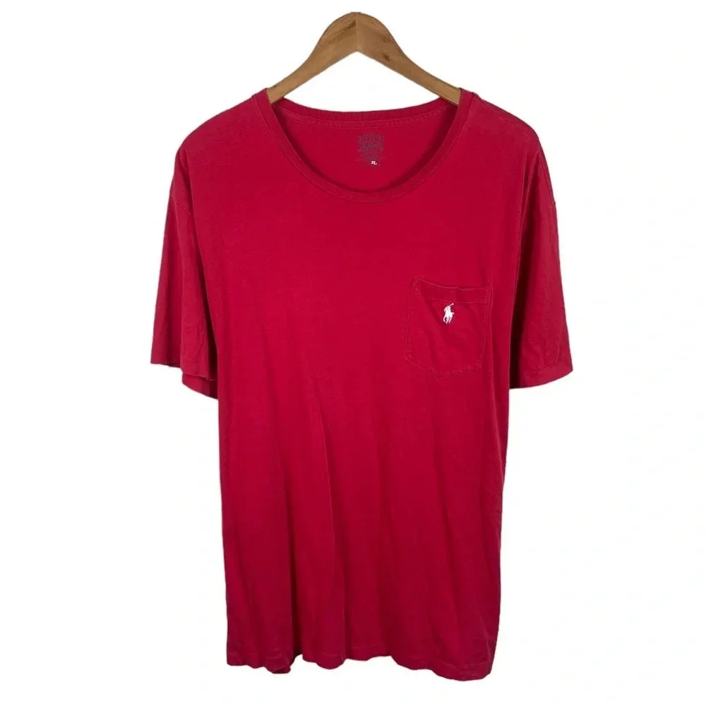 TS611 Mens Polo Ralph Lauren Designer Brand Pocket T Shirt XL